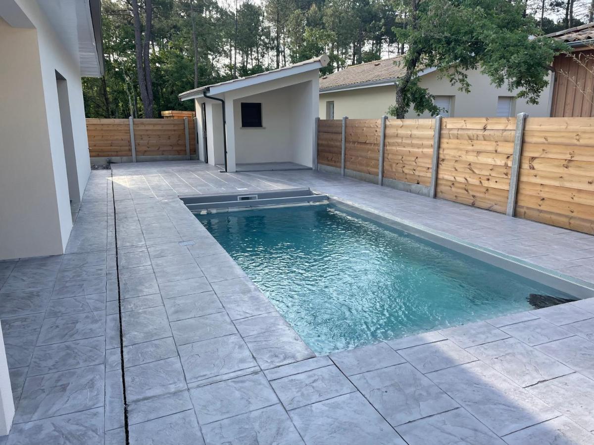 Maison Moderne Avec Piscine Chauffee ラカノー エクステリア 写真